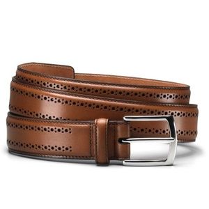ALLEN EDMONDS MANISTEE DRESS BELT - “Walnut”
